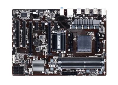 Лот: 15192533. Фото: 1. Материнская плата Gigabyte GA-970A-DS3P... Материнские платы