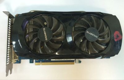 Лот: 7494641. Фото: 1. Gigabyte GeForce GTX 460 1GB GDDR-5... Видеокарты