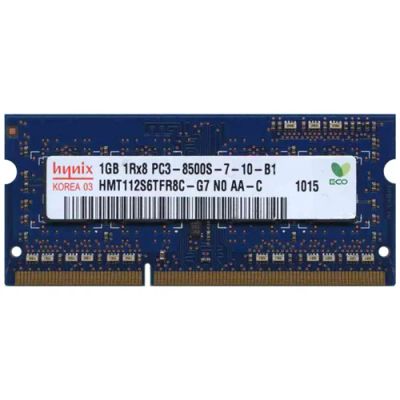 Лот: 8875618. Фото: 1. Оперативная память Hynix 1gb DDR3-1066... Оперативная память