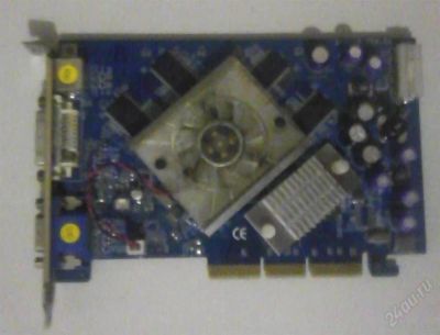Лот: 2455079. Фото: 1. Видеокарта AGP 128 Mb Nvidia Geforce... Видеокарты