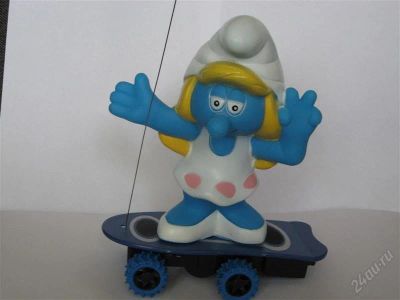 Лот: 2007689. Фото: 1. игрушка smurfs с дистанционным... Машины и техника