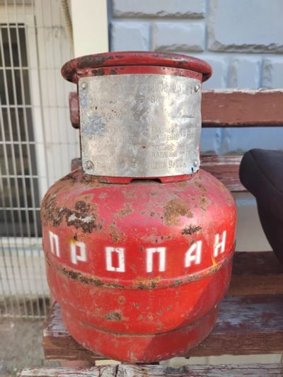 Лот: 20822998. Фото: 1. Баллон. Баллоны, газ в баллонах