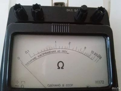 Лот: 9041513. Фото: 1. Омметр М372 Сделано в СССР 1986г... Контрольно-измерительное оборудование