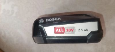 Лот: 25703659. Фото: 1. Аккумулятор Bosch PBA 18 V Li... Запчасти, комплектующие для пылесосов, утюгов