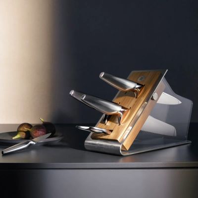 Лот: 24940774. Фото: 1. Блок с набором ножей WMF Chef... Столовые приборы, ножи