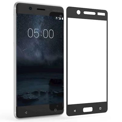 Лот: 11997445. Фото: 1. Защитное стекло Nokia 5 3D Полное... Защитные стёкла, защитные плёнки