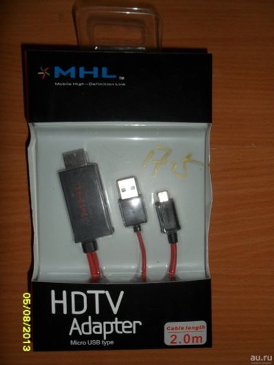Лот: 13232962. Фото: 1. MHL HDMI переходник адаптер! Обмен... Дата-кабели, переходники