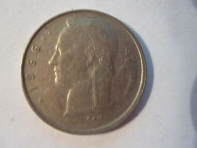 Лот: 11193403. Фото: 1. 1 франк 1966 Бельгия. Европа