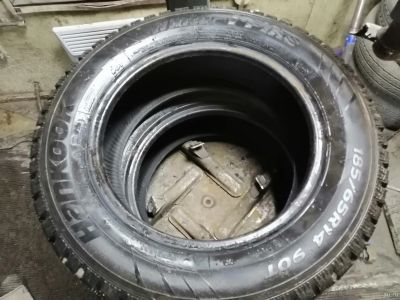 Лот: 15201054. Фото: 1. Hankook 185/65/14 4шт. Шины