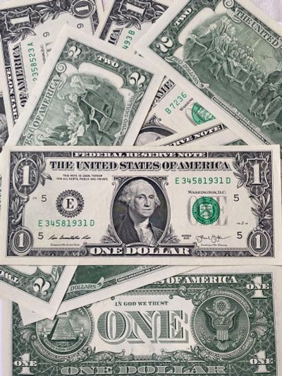 Лот: 25526141. Фото: 1. Банкнота 1$ доллар США Е5 Ричмонд... Америка