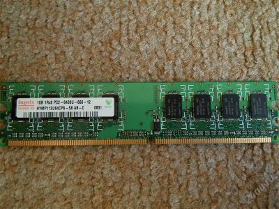 Лот: 2024850. Фото: 1. HYNIX, 1Gb, DDR2, PC2-6400, 800MHz... Оперативная память
