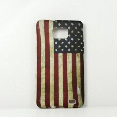 Лот: 3737332. Фото: 1. чехол Retro USA Flag Samsung Galaxy... Чехлы, бамперы