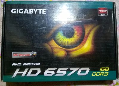 Лот: 7829410. Фото: 1. gigabyte amd radeon HD 6570. Видеокарты