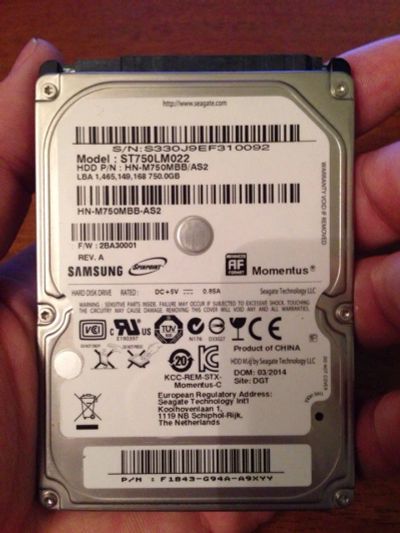 Лот: 4856023. Фото: 1. Жёсткий диск для ноутбука. Samsung... Жёсткие диски (HDD)