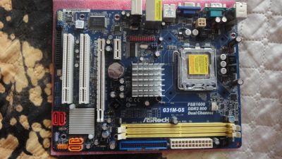 Лот: 4634623. Фото: 1. ASRock G31M-GS (DDR2,LGA 775,PCI-E... Материнские платы