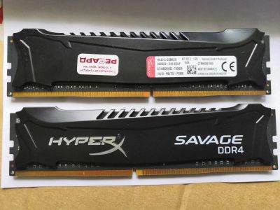 Лот: 25384650. Фото: 1. HyperX Savage DDR4 2x4GB 2133MHz... Оперативная память
