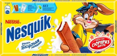 Лот: 10123649. Фото: 1. шоколад Nesquik. 100г. Корма