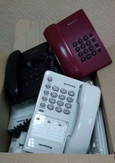 Лот: 16057672. Фото: 1. Телефоны Panasonic аналоговые... Проводные телефоны