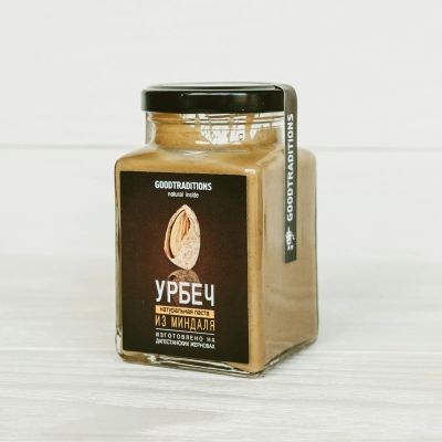 Лот: 15506850. Фото: 1. Урбеч из миндаля, 230 г. Диетическое питание