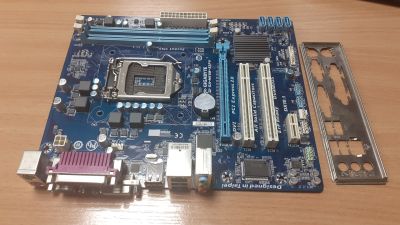 Лот: 20000782. Фото: 1. Материнская плата 1155 Gigabyte... Материнские платы