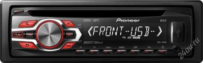 Лот: 1475194. Фото: 1. Pioneer DEH-1400UB CD/MP3-ресивер... Автомагнитолы