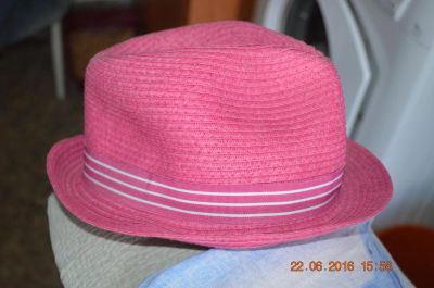 Лот: 7743186. Фото: 1. Розовая шляпка. Головные уборы