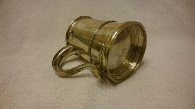 Лот: 25678729. Фото: 1. Серебряная пивная кружка 0.5л... Другое (ювелирные изделия, бижутерия, часы)