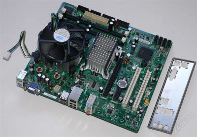 Лот: 1862768. Фото: 1. Комплект Pentium Dual-Core E2160... Материнские платы