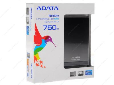 Лот: 4245183. Фото: 1. Внешний HDD 750 GB Adata NH13... Внешние жесткие диски