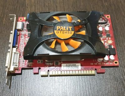 Лот: 13990322. Фото: 1. Видеокарта Gts 450 1gb. Видеокарты