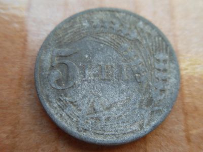 Лот: 6817961. Фото: 1. Румыния 5 лей 1942. Европа