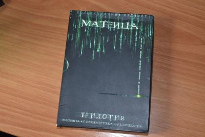 Лот: 4177913. Фото: 1. Матрица трилогия 3 диска, коллекционка... Видеозаписи, фильмы