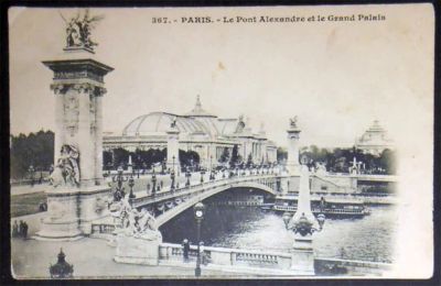 Лот: 7110809. Фото: 1. Открытка Париж. Франция. Мост... Открытки, конверты