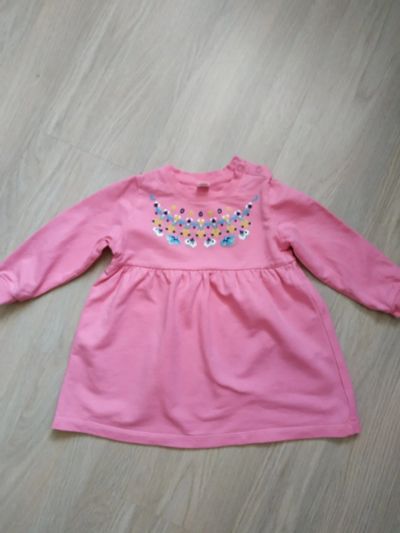 Лот: 15840603. Фото: 1. Платье детское розовое 86 размер. Платья, сарафаны