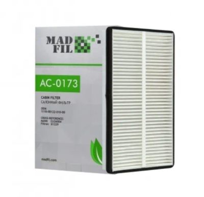 Лот: 16893258. Фото: 1. Фильтр салона Madfil AC-0173. Расходные материалы