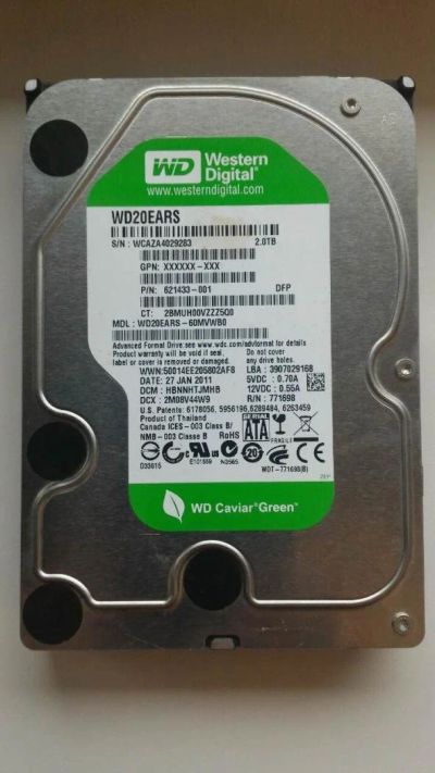 Лот: 9709015. Фото: 1. Жесткий диск Western Digital Caviar... Жёсткие диски (HDD)