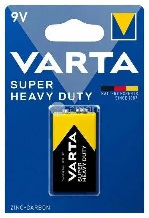 Лот: 25795754. Фото: 1. Элем.пит.VARTA 6F22/1BL Super... Батарейки, аккумуляторы, элементы питания