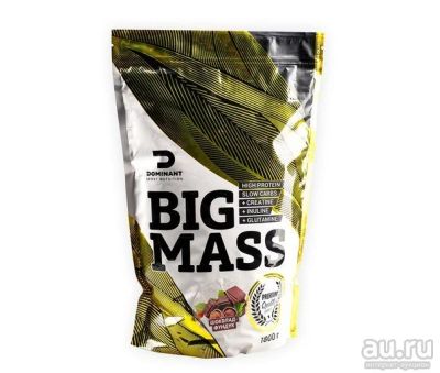 Лот: 9018593. Фото: 1. Гейнер Dominant BIG MASS 1.8 кг. Спортивное питание, витамины