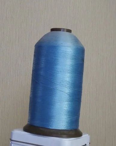 Лот: 18768753. Фото: 1. нитки лавсановые голубые. Ткани, нитки, пряжа