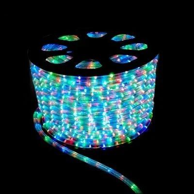 Лот: 16903300. Фото: 1. Дюралайт LED круглый, 3 жилы... Гирлянды, шарики, новогодние аксессуары