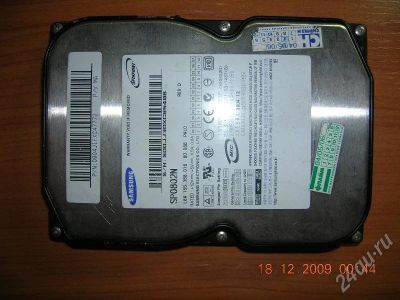 Лот: 187475. Фото: 1. Продам бэдный HDD Samsung SP0802N... Жёсткие диски