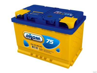Лот: 16624986. Фото: 1. Автомобильный аккумулятор Аком... Аккумуляторы