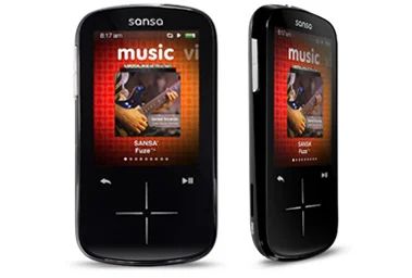 Лот: 3613216. Фото: 1. Плеер SanDisk Sansa Fuze+ 16GB... Плееры