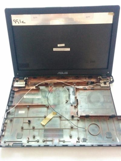 Лот: 10939537. Фото: 1. Корпус ноутбука asus x551 x551c... Корпуса, блоки питания