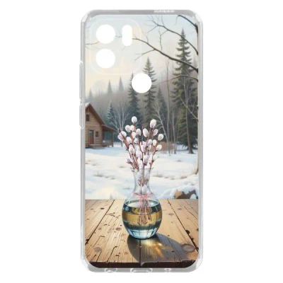 Лот: 25134806. Фото: 1. Чехол Krutoff Clear Case "Верба... Чехлы, бамперы