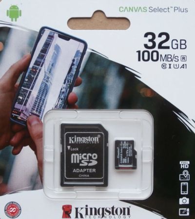 Лот: 16181316. Фото: 1. Карта памяти micro SDHC 32GB Kingston... Карты памяти