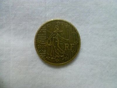 Лот: 3441666. Фото: 1. 50 евроцентов 2002 (Франция). Европа