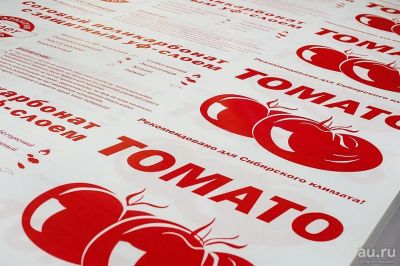 Лот: 6886265. Фото: 1. Поликарбонат "Томато" 4мм. Укрывной материал