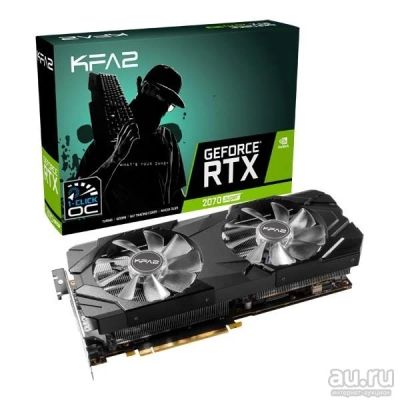 Лот: 16685158. Фото: 1. 8Gb KFA2 RTX 2070 Super EX 1 Click... Видеокарты