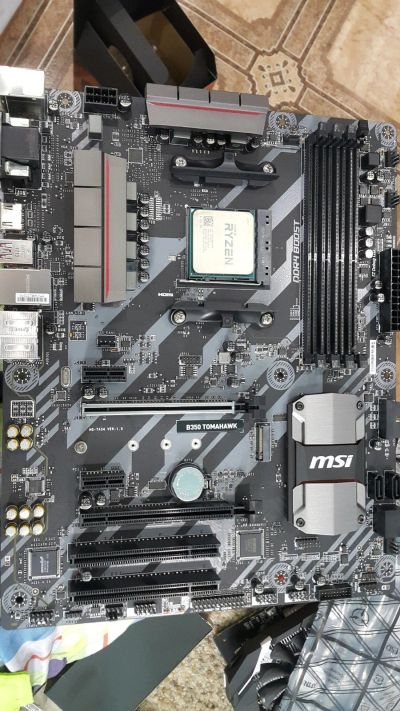 Лот: 15518520. Фото: 1. MSI b350 tomahawk Гарантия DNS. Материнские платы